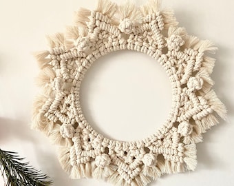Macrame Wreath pdf pattern, Macrame wall hanging, Christmas Wreath diy, macrame pattern pdf, tutorial pdf, Home Decor Diy Christmas ornament