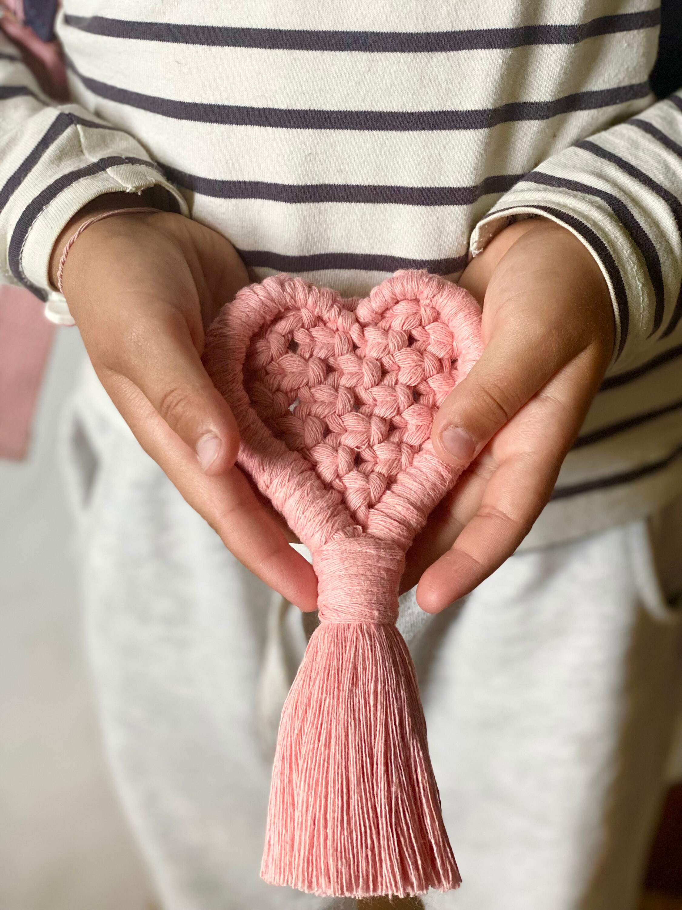 Macrame Heart PDF Pattern, Macrame Pattern for Beginners, Handmade ...
