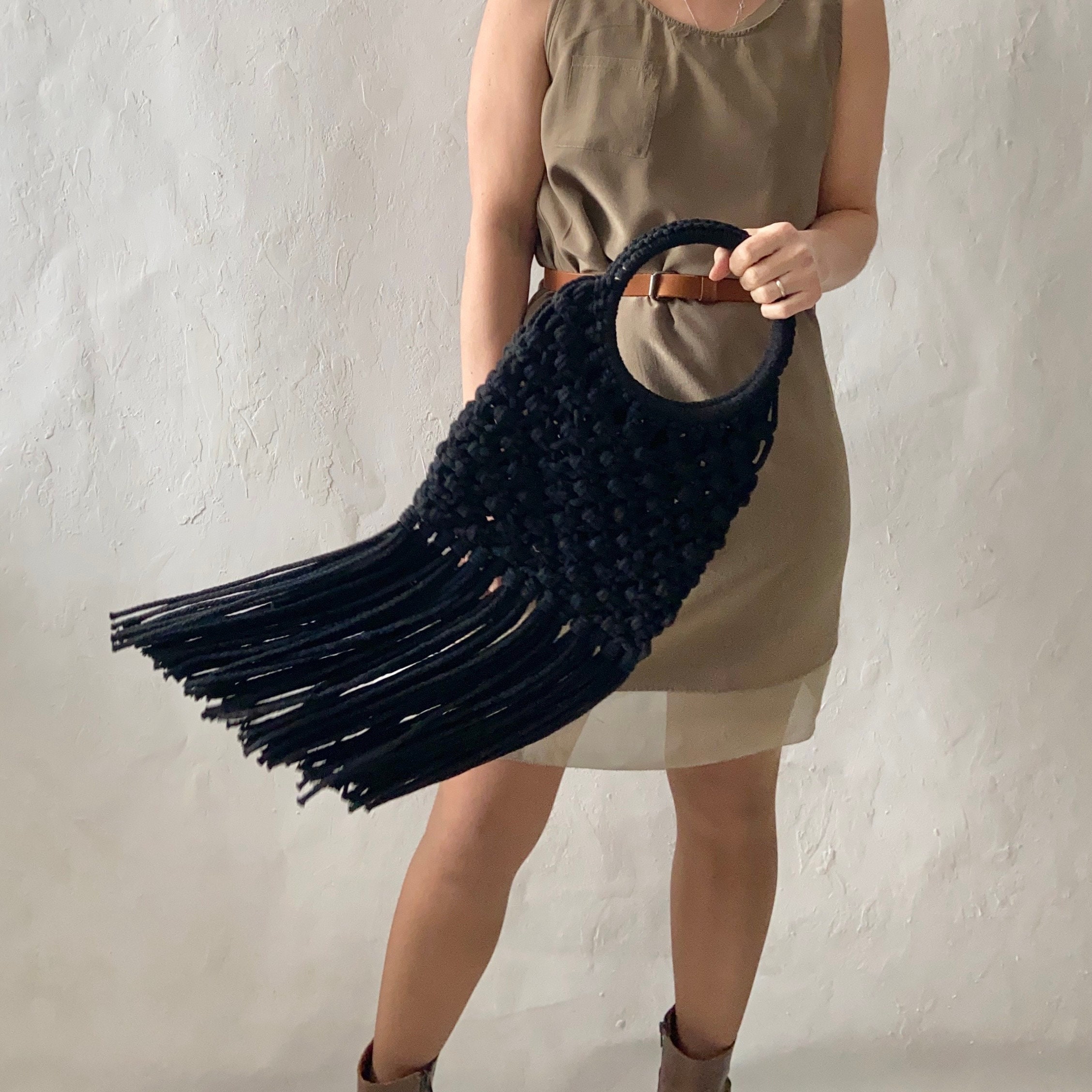 Etsy macrame bag best sale