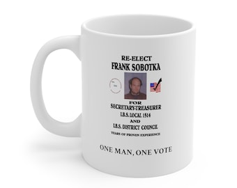 One Man One Vote Ceramic Mug 11oz