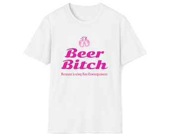 Beer Bitch Fantasy Football Loser Punishment Softstyle T-Shirt