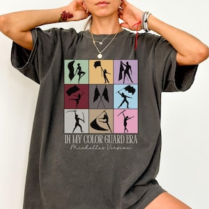 Custom Color Guard Shirt, In My Color Guard Era T-shirt, Trendy Comfort Colors® Tshirt, Personalized Gift for Color Guard, Color Guard Team