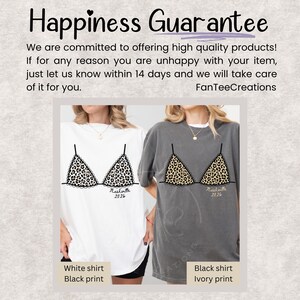 Custom Leopard Bikini Bachelorette Shirt, Nashville Bach Party Shirt, Bride Squad Trip Tee, Personalized Comfort Colors Girls Trip Tee image 9