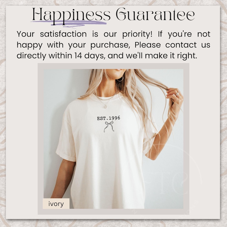 Comfort Colors 1996 Shirt 1996 T-shirt 30th Birthday Shirt 1996 Tshirt 1996 Birthday Tee Hello 30 Shirt 30th Birthday Gift for 30th birthday Ivory