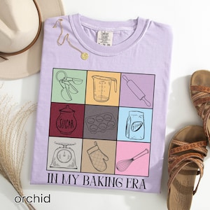 Baking Lover T Shirt, Bakers Comfort Colors® Shirt, In My Baking Era Tshirt, Bakery T-shirt, Baking Gift for Baker, Bakery Gift, Love Baking Orchid