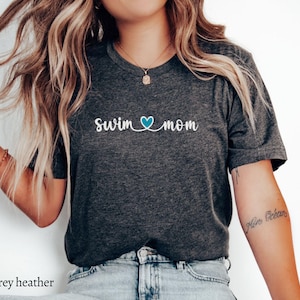 Swim Mom Shirt, Cute Swim Mama T-shirt, Swim Team Tshirt, Swimmer Mom Gift, Swim Meet Shirt, Gift for Swim Mom