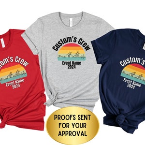 Custom Triathlon Team Shirt, Swim Bike Run T-shirt for Group, Triathlon Race Gift Tee for Triathlete, Athlete Team T shirt