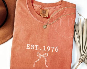 Comfort Colors 1976 Shirt 1976 T-shirt 50th Birthday Shirt 1976 Tshirt 1976 Birthday Tee Hello 50 Shirt 50th Birthday Gift for 50th birthday