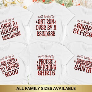 Funny Family Christmas Shirt, Funny Christmas Tshirt, Christmas Puns T-shirt, Xmas Matching Shirts, Christmas Party Shirt, Holiday Group E