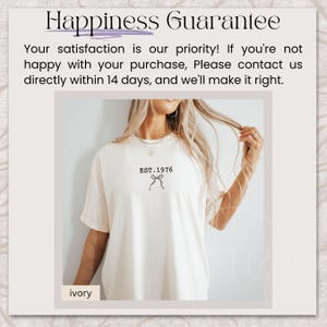 Comfort Colors 1976 Shirt 1976 T-shirt 50th Birthday Shirt 1976 Tshirt 1976 Birthday Tee Hello 50 Shirt 50th Birthday Gift for 50th birthday Ivory