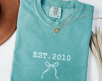 16th Birthday Comfort Colors Shirt, 16th Birthday Gift For Girl, Sweet 16 Gifts For Daughter, Coquette 2010 Tshirt, Sixteen Birthday Party