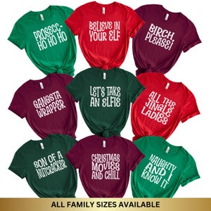 Funny Family Christmas Shirt, Funny Christmas Tshirt, Christmas Puns T-shirt, Xmas Matching Shirts, Christmas Party Shirt, Holiday Group B