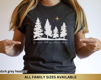 Christian Christmas Shirt, Christian Holiday Tshirt, Xmas Jesus Shirt, Holiday Gift for Christian, Religious Faith Church Crewneck T-shirt
