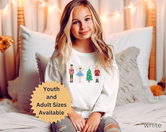 Nutcracker Sweatshirt, Christmas Sweatshirt, Sugar Plum Fairy Shirt, Christmas Sweater, Christmas Crewneck, Xmas Shirt, Holiday Gift for her