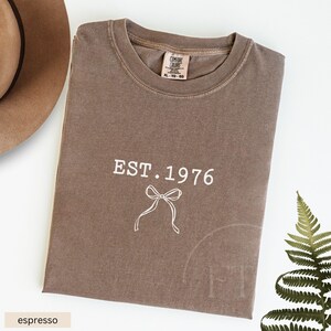 Comfort Colors 1976 Shirt 1976 T-shirt 50th Birthday Shirt 1976 Tshirt 1976 Birthday Tee Hello 50 Shirt 50th Birthday Gift for 50th birthday Espresso