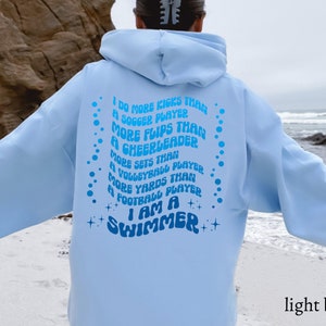 Swimmers Hoodie, Funny Swim Sweatshirt for Swim Meet, Gift for Swimmer, Swim Team Pullover, Swimming Hoodie, Oversized Hoodie