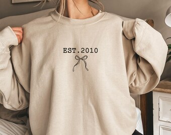 16th Birthday Sweatshirt, 16th Birthday Gift For Girl, Sweet 16 Gifts For Daughter, Coquette 2010 Sweater, Sixteen Birthday Party Crewneck