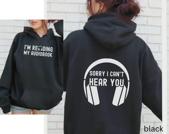 Audiobook Lover's Sweatshirt,Audiobook Listeners Hoodie,Gift for Audiobook Lover,Audiobook Enthusiasts Reading Sweater,Audiobookish Crewneck