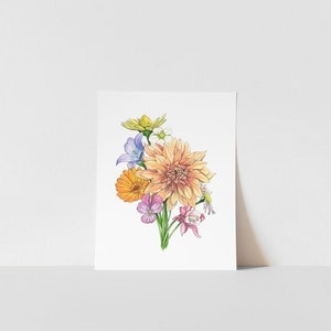 Wildflower Bouquet Fine Art Print