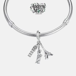 Travel Destinations Dangle Charm