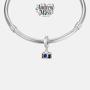 Camera Travel Pendant Charm