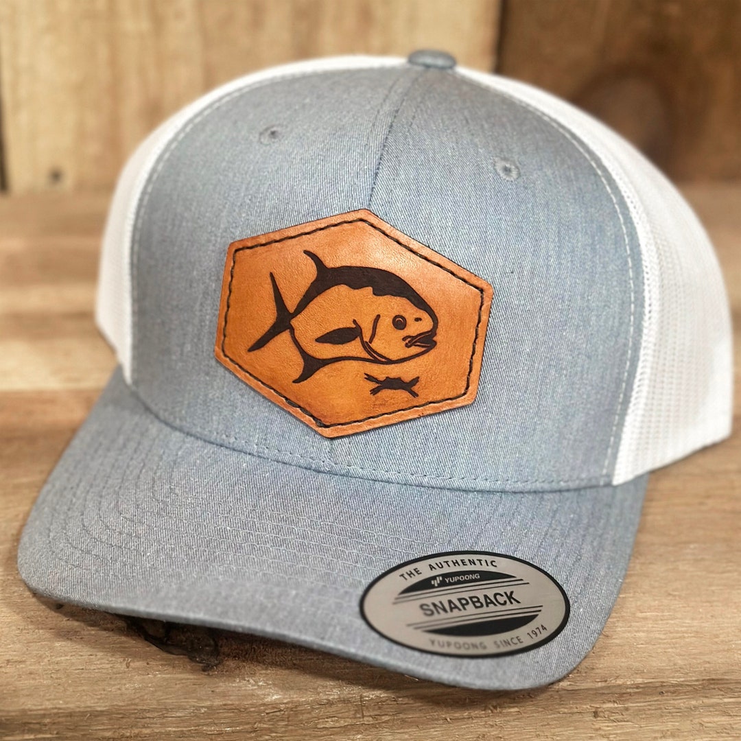 Permit Fishing Mesh Snapback Trucker Hat Offshore Fishing, Salt Water ...