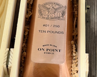 Limited Edition 10lb Copper Bar | 250th Anniversary Of The United States