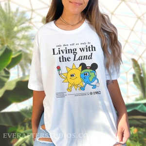 Living with the Land Graphic Tee / EPCOT WDW Theme Park Subtle Vacation Shirt / Food and Wine Festival 2023 / Drinking Group Matching Shirts