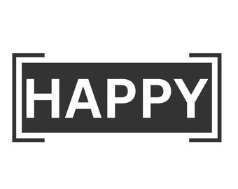 NEW SVG "Happy"