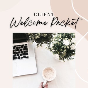 Client Welcome Packet Canva Template Bundle | New Client Welcome Guide | Virtual Assistant Packet | Business Proposal