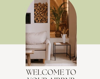 Airbnb Welcome Guide Template *fully customizable*