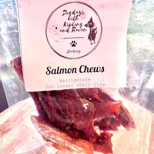 Dried Salmon Chews for dogs