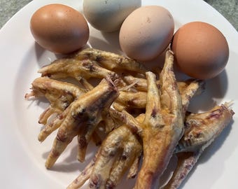 Zampe di pollo disidratate