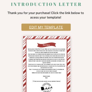 EDITABLE Elf on the Shelf Introduction Letter first Time Arrival - Etsy