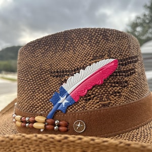 Texas lightweight metal feather!