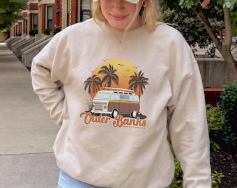 Outerbanks Sunset Van Sweater | Outerbanks OBX Inspired