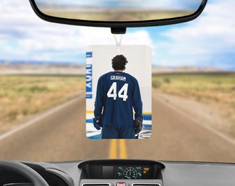 Hockey Romance Briar University Graham Jersey Car Air Freshener | Off Campus Inspired