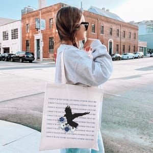 One Tree Hill Theme Song Lyrics Tote Bag | Gavin DeGraw Song Tote Bag | One Tree Hill Inspired