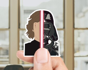 Anakin Skywalker Vader Sticker | Star Wars Galaxy Inspired