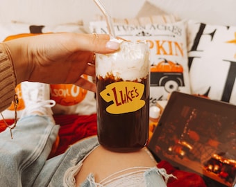 Luke's Diner Glass Can Libbey 16oz | Gilmore Girls Inspired
