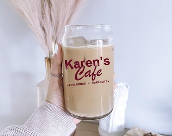 One Tree Hill Karen's Cafe 16oz Libbey Glass Can | One Tree Hill Inspired