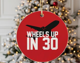 Criminal Minds Wheels Up in 30 Metal Ornament | Criminal Minds Inspired