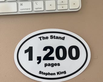 The Stand - Stephen King - Book Marathon Sticker - NOW AVAILABLE