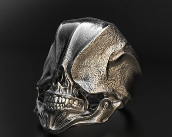 skull ring | skull ring for men | gift for him | 925 sterling silver skull ring | unique skull ring | gothic ring | skull silver jewelry