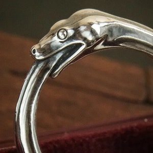 Bague serpent en argent sterling 925, bague pour homme en argent serpent Ouroboros, bagues serpent pour elle, bijoux serpent uniques pour femme, cadeau bohème pour elle