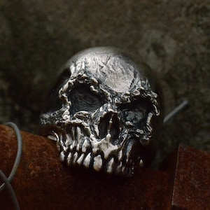 skull ring | skull ring for men | gift for him | 925 sterling silver skull ring | unique skull ring | gothic ring | skull silver jewelry