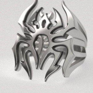 Spider Silver Ring, 925 Sterling Silver Spider Ring, Gothic jewelry, Spider jewelry, Unique Ring, Gift For Him, Handmade Ring, Mens Ring