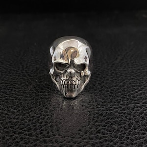 925 Sterling Silver Skull Ring, Gothic Ring, Unique Skull Ring, Handmade Jewelry, Skull Silver Ring, Biker Jewelry, Punk Ring, Gift For Him