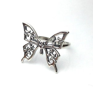 925 Sterling Silver Butterfly Ring, Butterfly Ring, Handmade Silver Jewelry, Gift for her, Butterfly jewelry, Cute Butterfly Ring