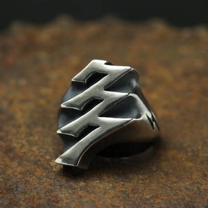 Angel number Ring. 925 Sterling silver number ring. Lucky number ring. Angel number jewelry. Good luck ring. Triple 7 number ring